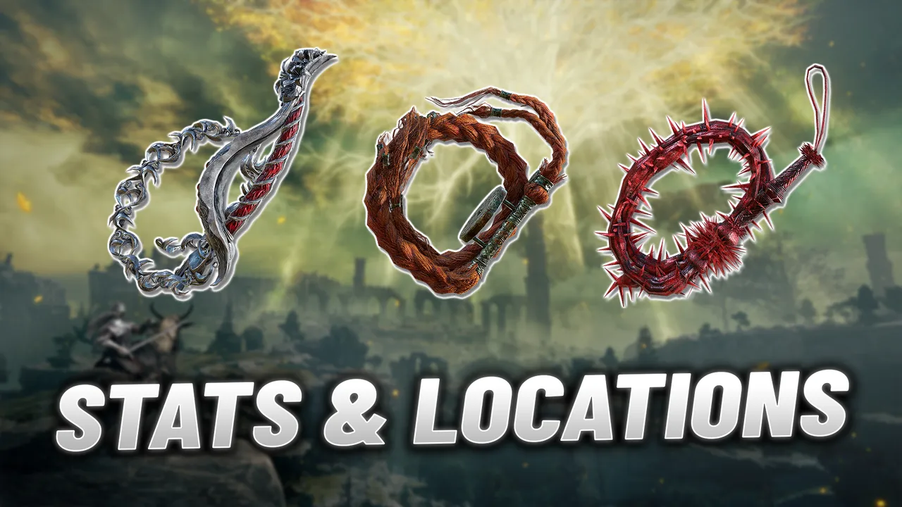 Elden Ring: All Whip Locations, Stats & Scaling