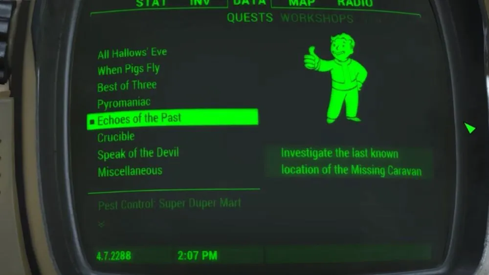 Fallout 4: Эхо прошлого: прохождение квеста