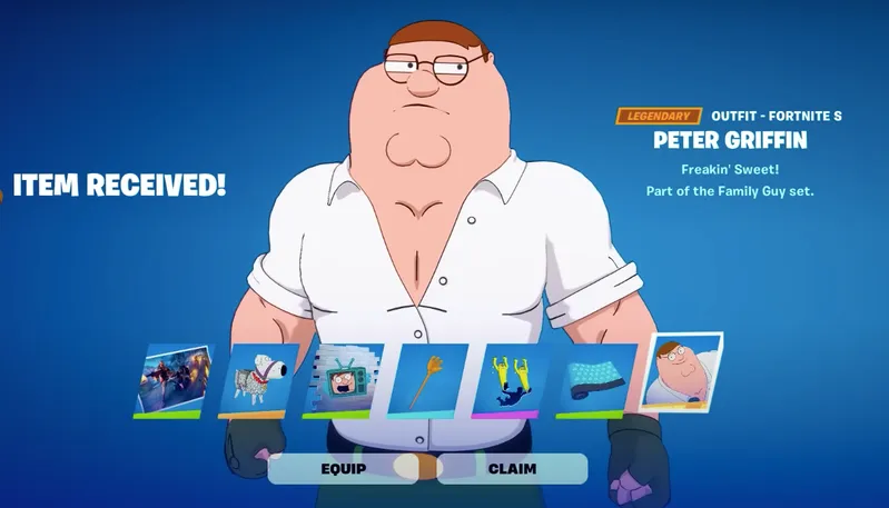 How to Get Peter Griffin in Fortnite: Prices and Cosmetics