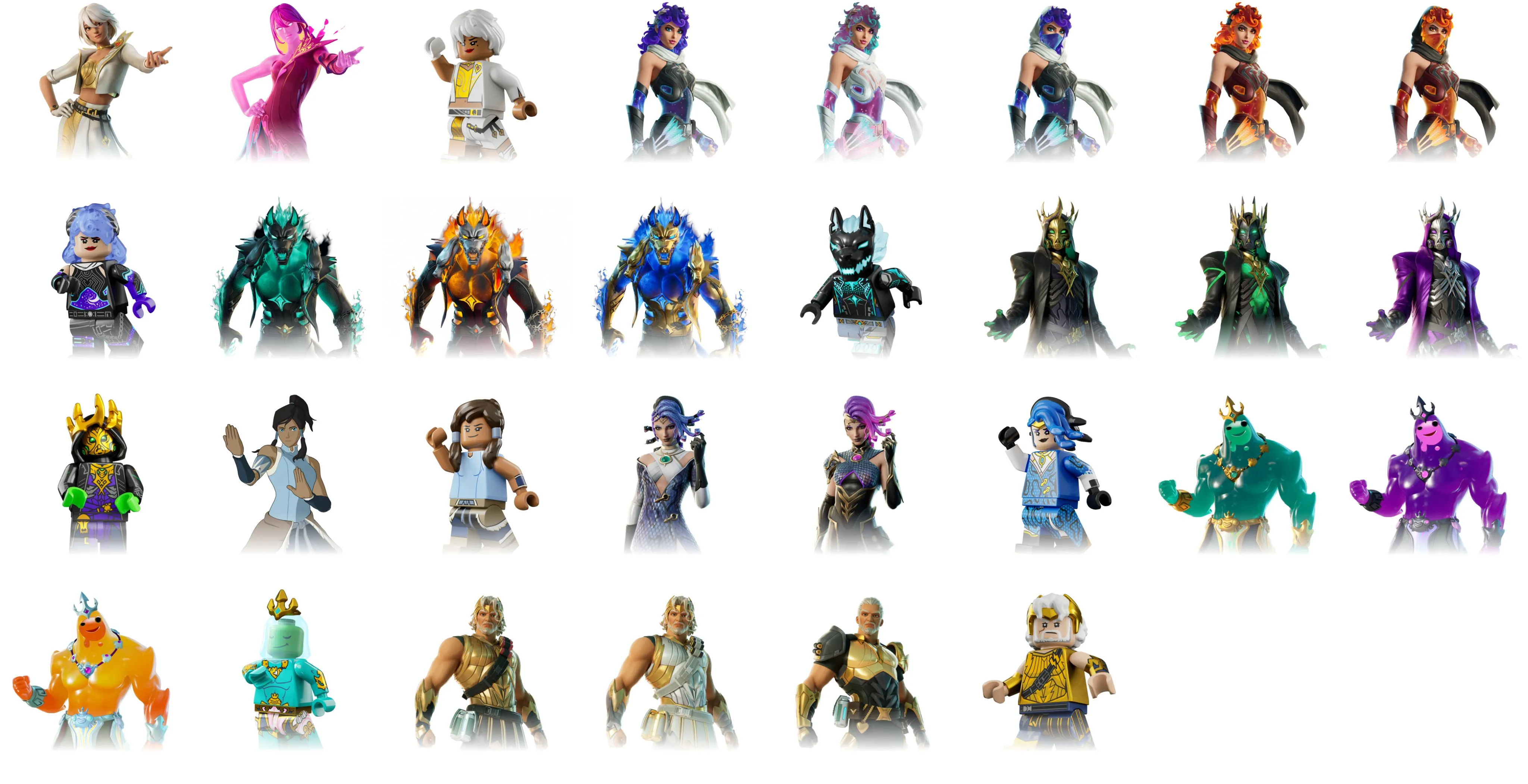 All Battle Pass Outfits