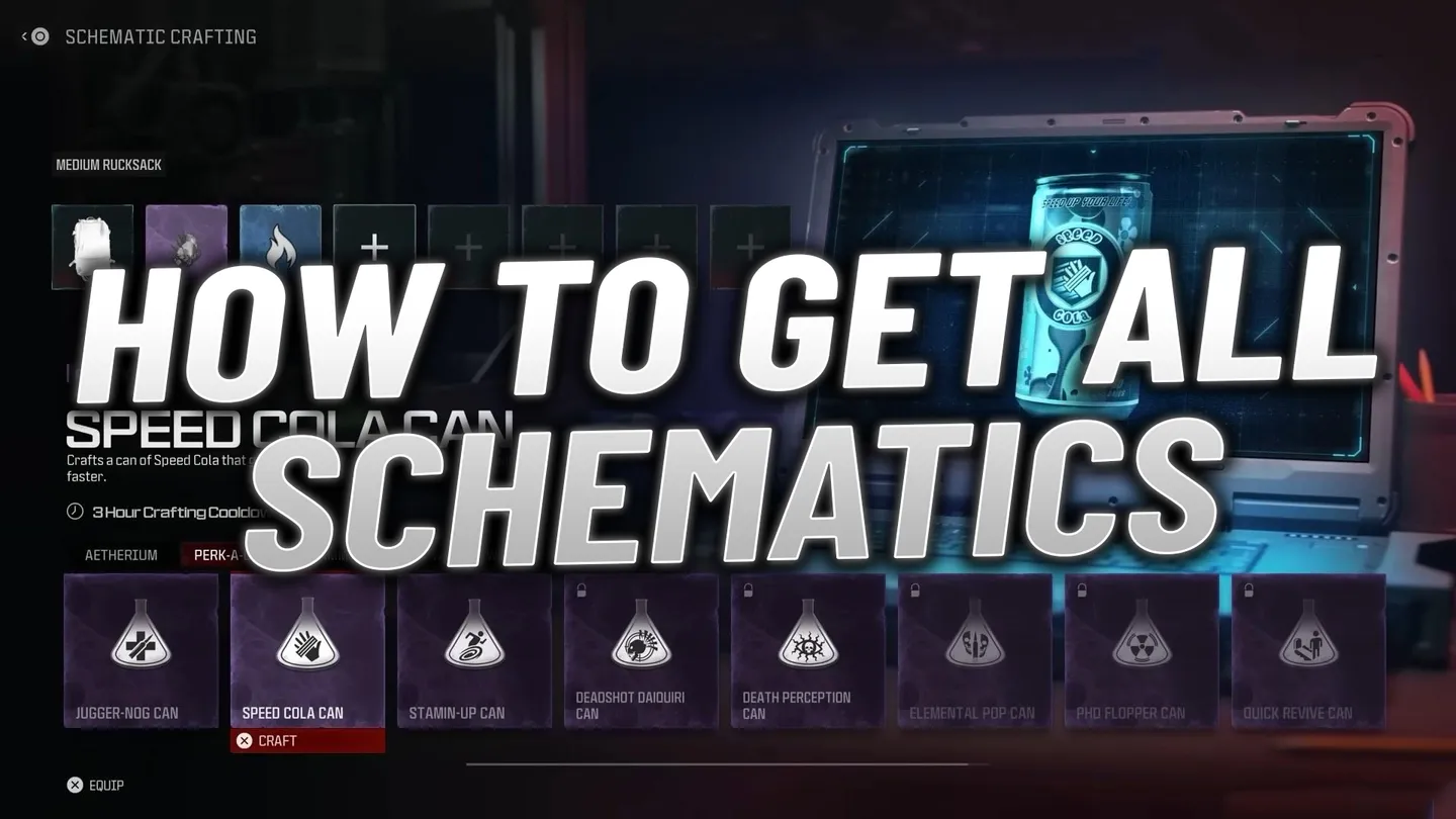 How To Unlock Every Schematic In MW3 Zombies
