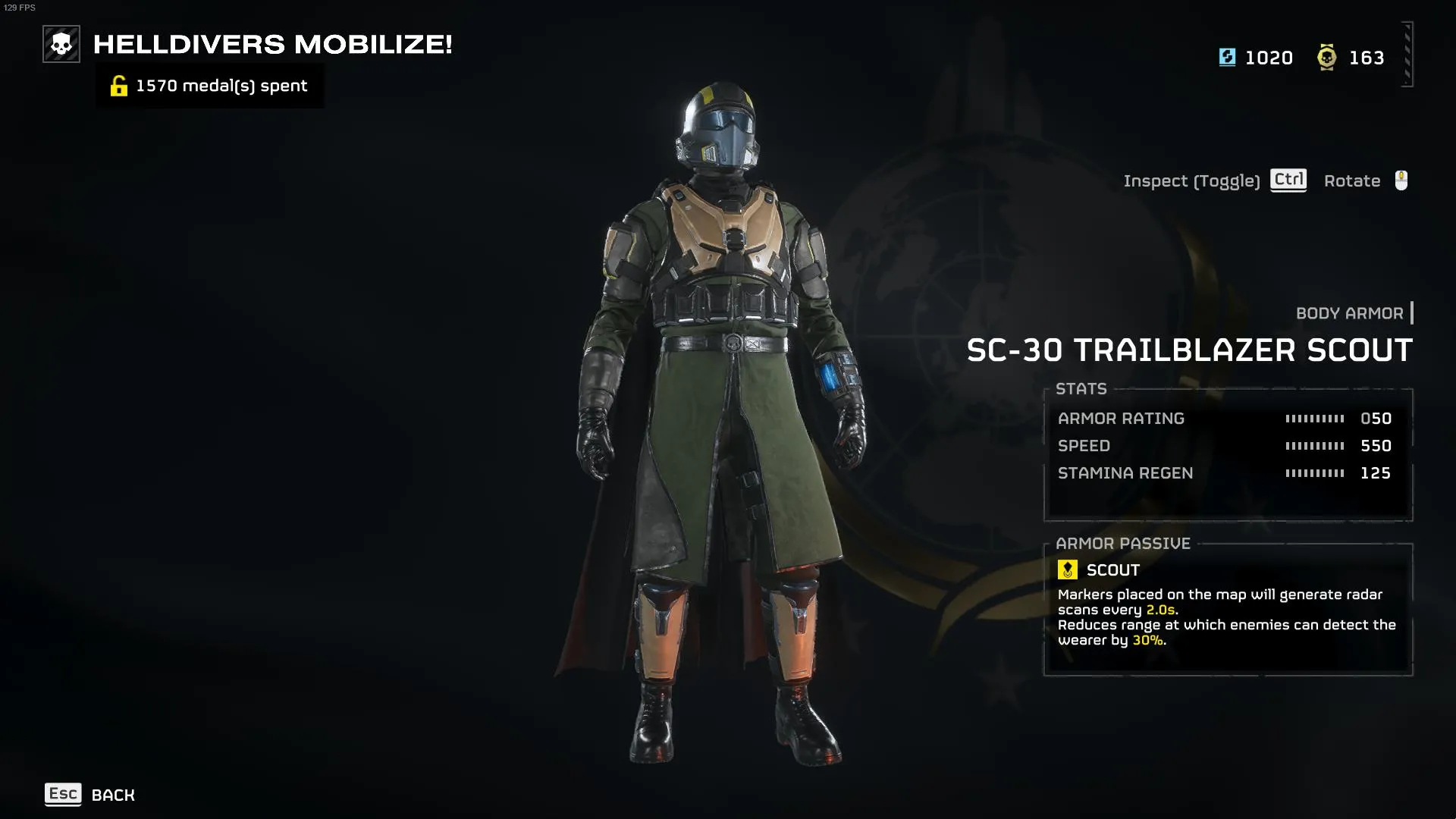 Helldivers 2 Scout Perk