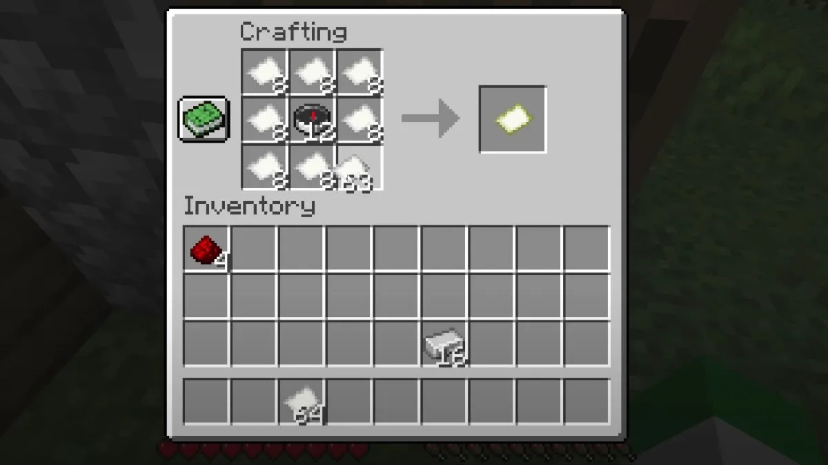 Crafting a Map in Minecraft