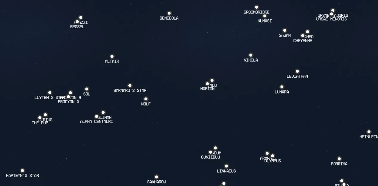 Starfield star systems