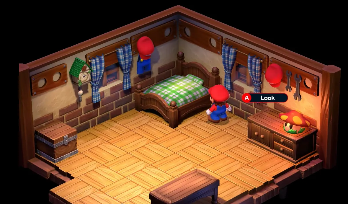 Super Mario RPG Flag Location Mario's House