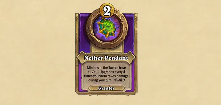 Hearthstone Patch Notes 30.4: Mini-Set, First Mythic Hero Skin, Arena & Battlegrounds Updates Mythic Hero Skin Nether Pendant