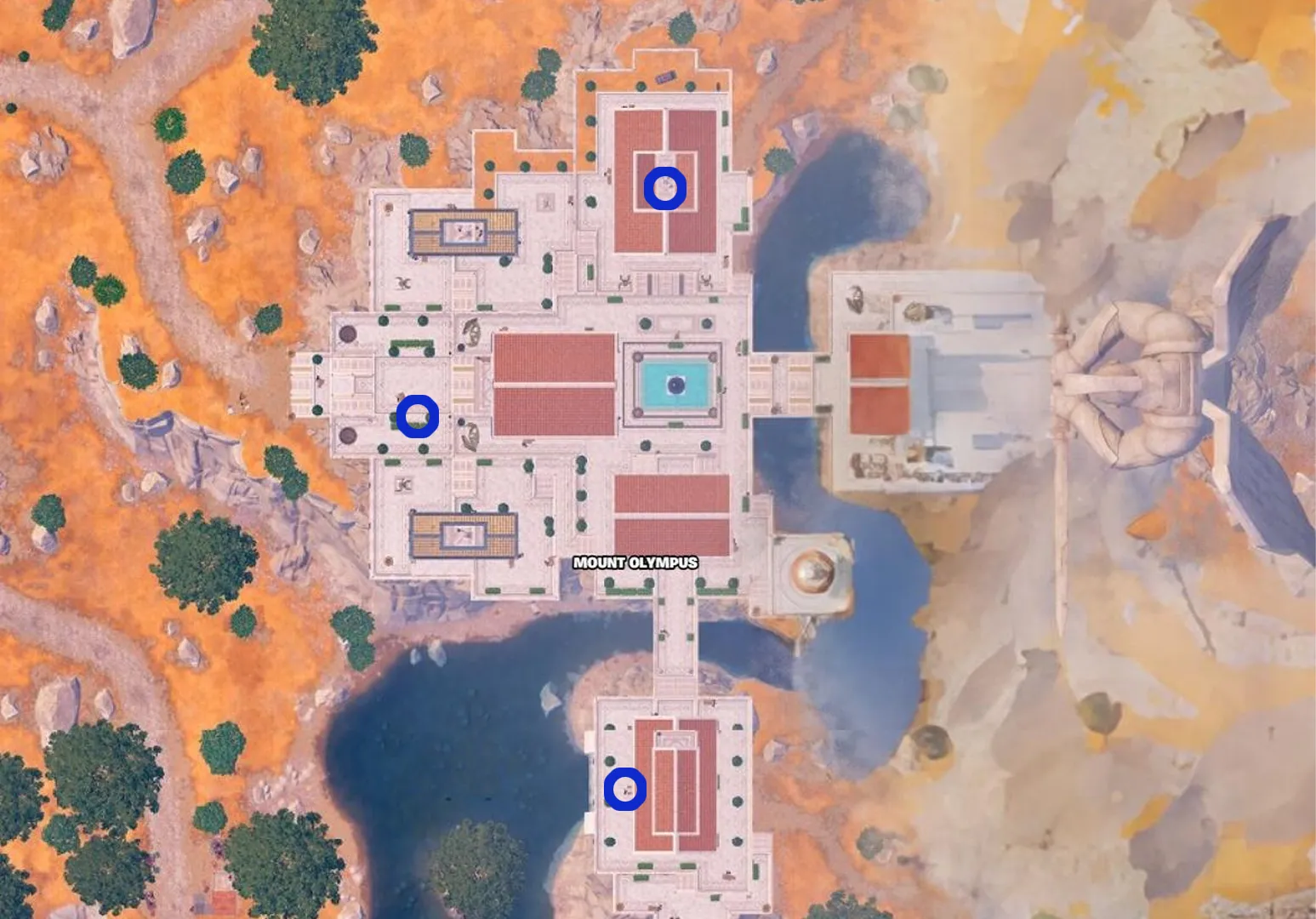 Golden Fleece Statues Locations in Fortnite