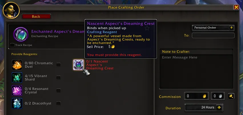 World of Warcraft 10.2 Nascent Crests Location