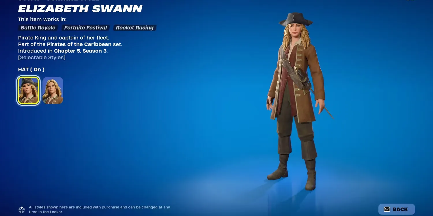 Elizabeth Swann Outfit