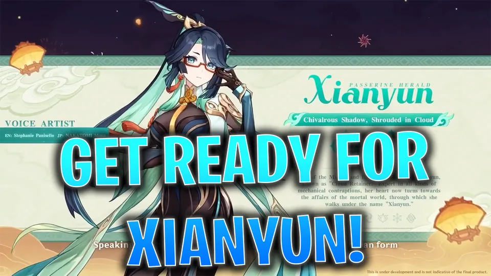 Genshin Impact 4.4: Xianyun Kit, Skills, Materials & Banner