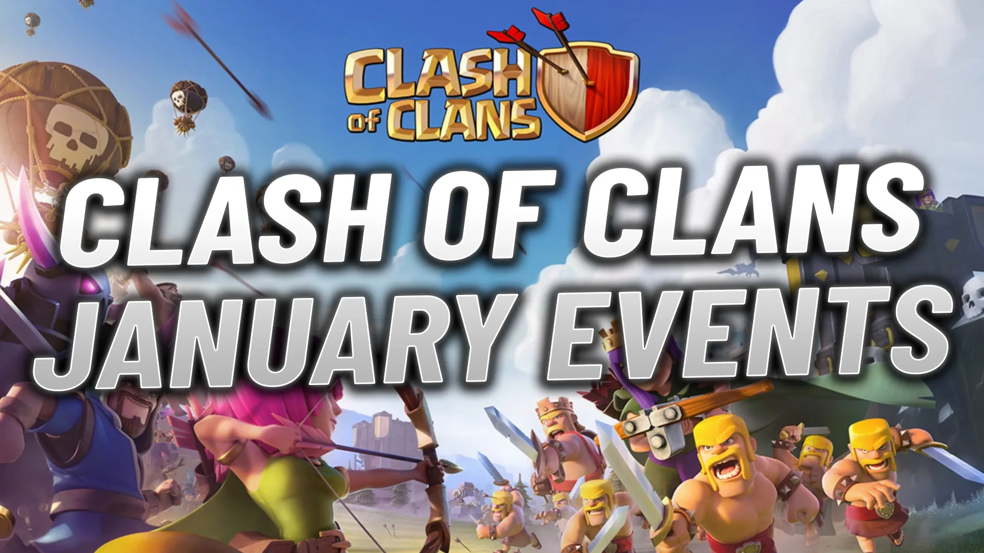 Clash of Clans All Events Schedule for January 2024