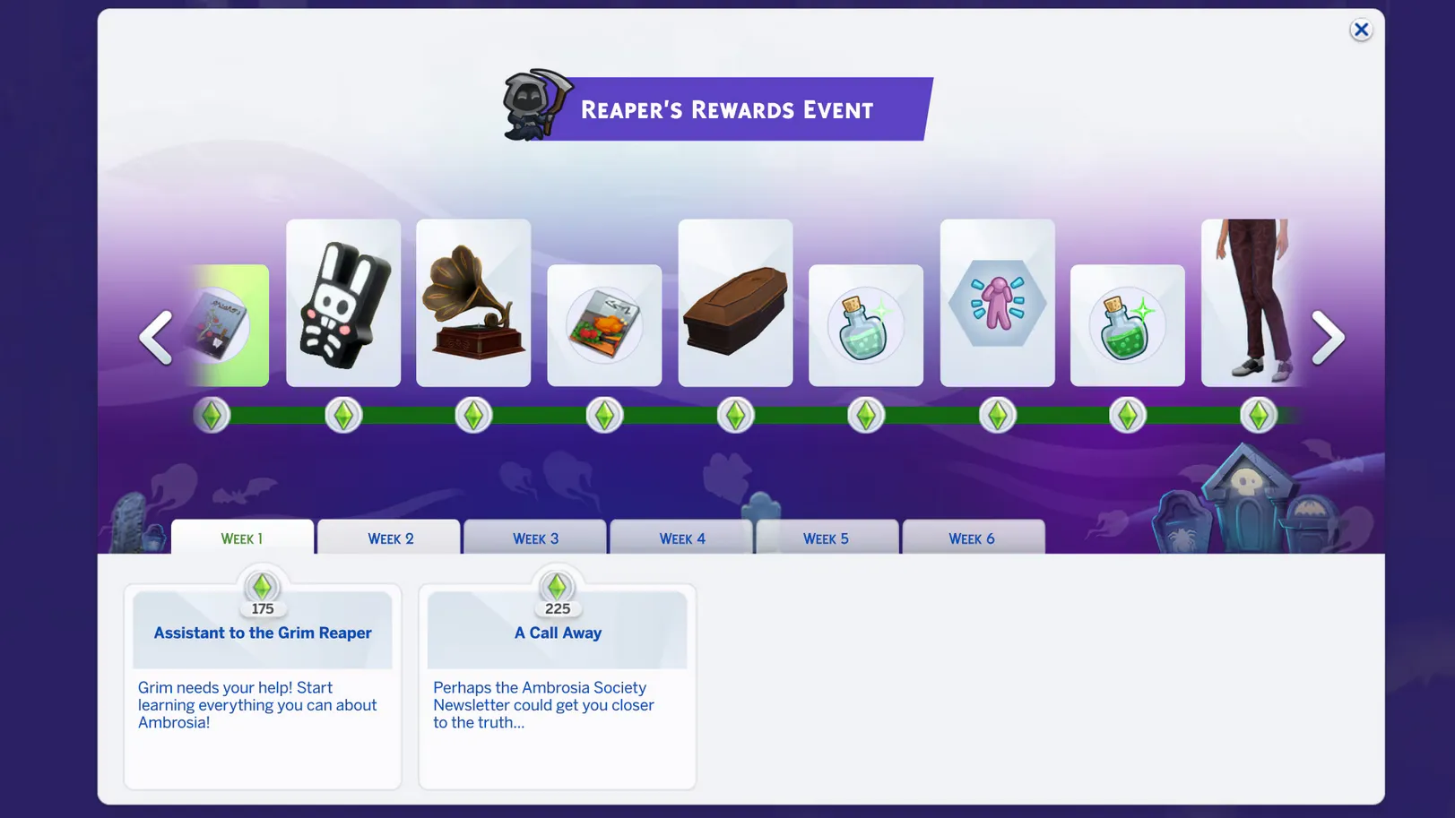 The Sims 4: Reaper's Rewards Event Guide