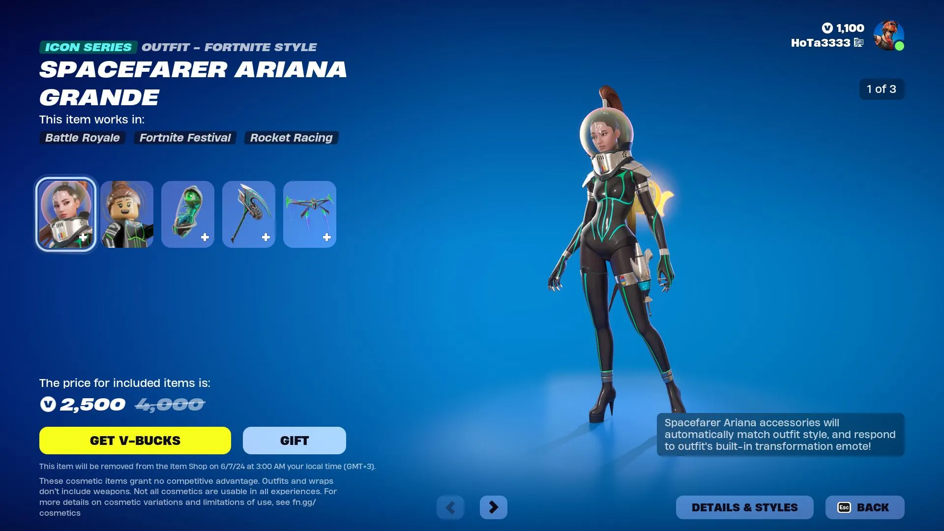 How To Get New Ariana Grande Bundle in Fortnite Chapter 5 Season 3