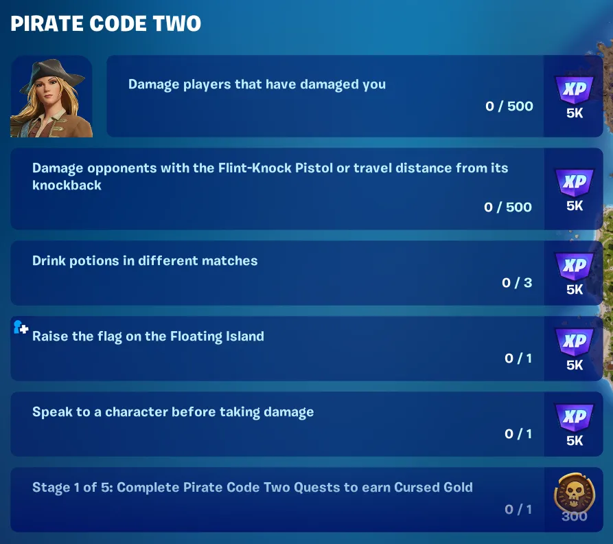 How to Complete Every 'Pirate Code Two' Quest in Fortnite Chapter 5 Season 3