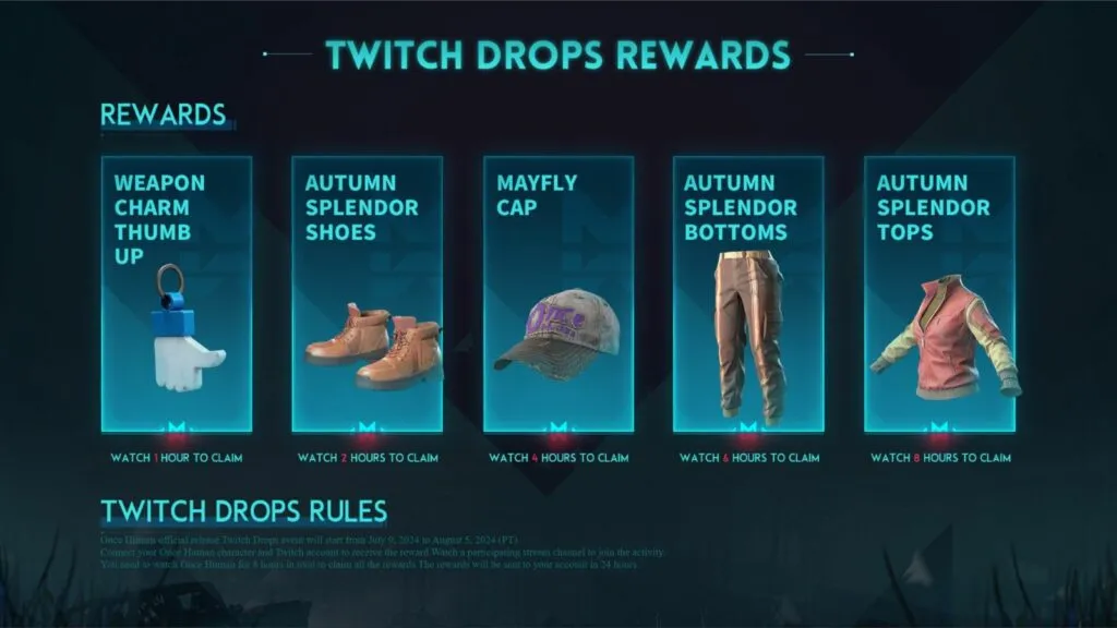 Once Human - How To Get All Twitch Drops