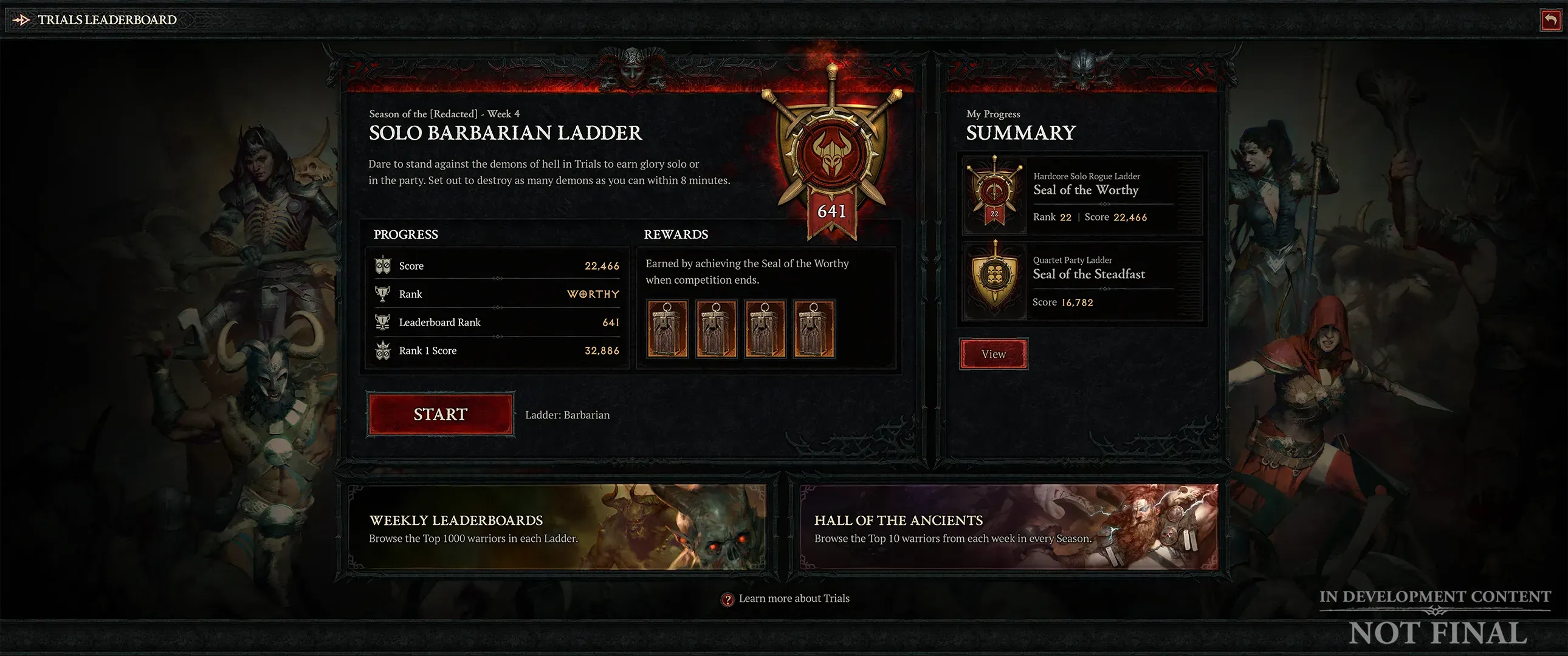 Diablo 4 Season 3 Leaderboards Delayed