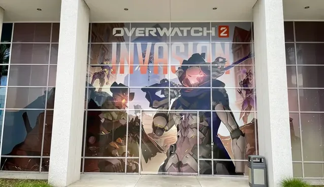 New Overwatch Hero Artwork At Blizzard Offices