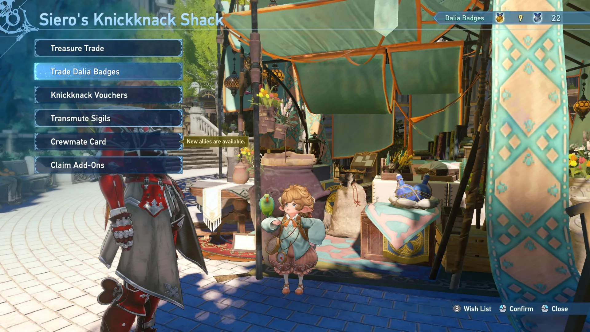 Granblue Fantasy Relink Siero's Knickknack Shack