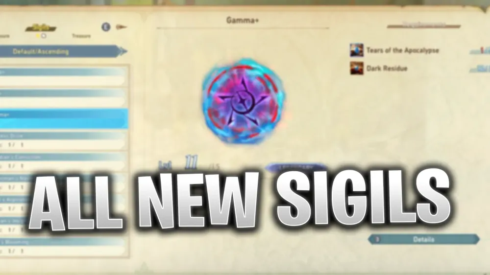 Granblue Fantasy Relink Version 1.1.0 - All New Sigils