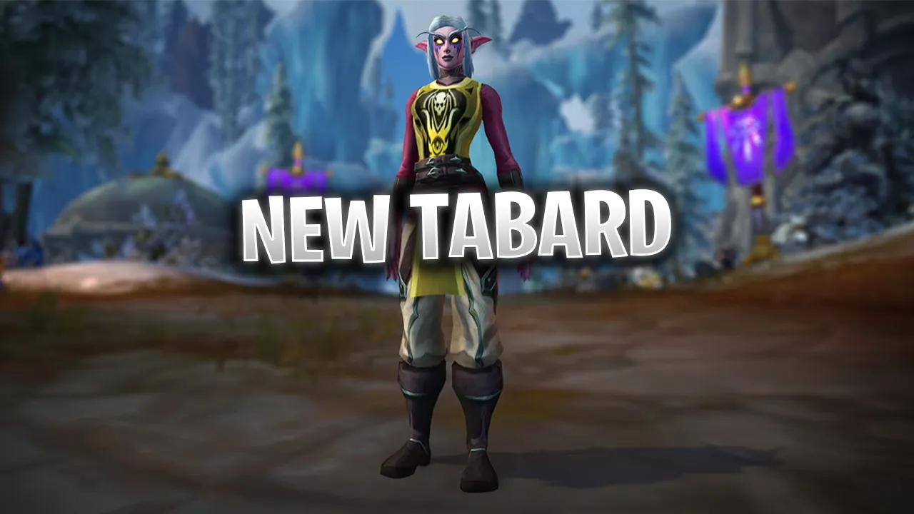 Prime Gaming Loot: Get the Tabard of Fury Transmog