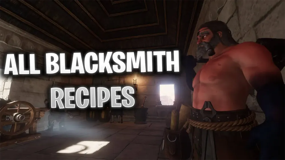 Enshrouded: All Blacksmith Recipes - Tools and Armor