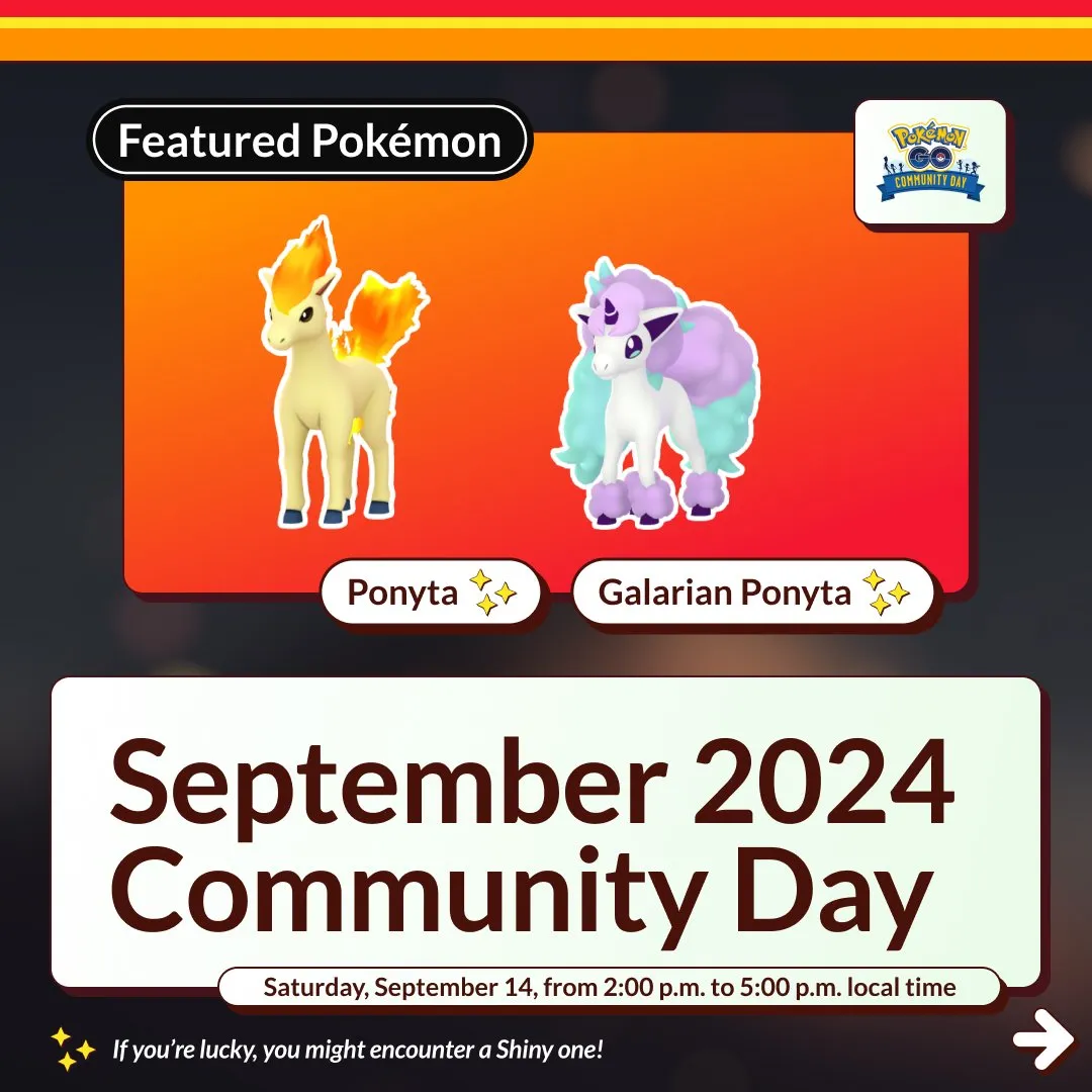 Pokémon GO September 2024 Community Day