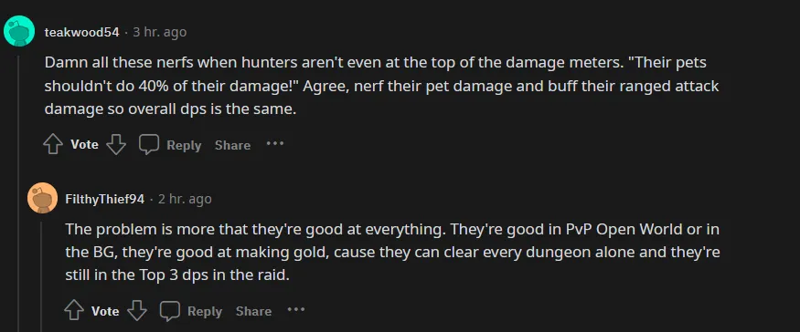 Reddit Comment Hunter Pets