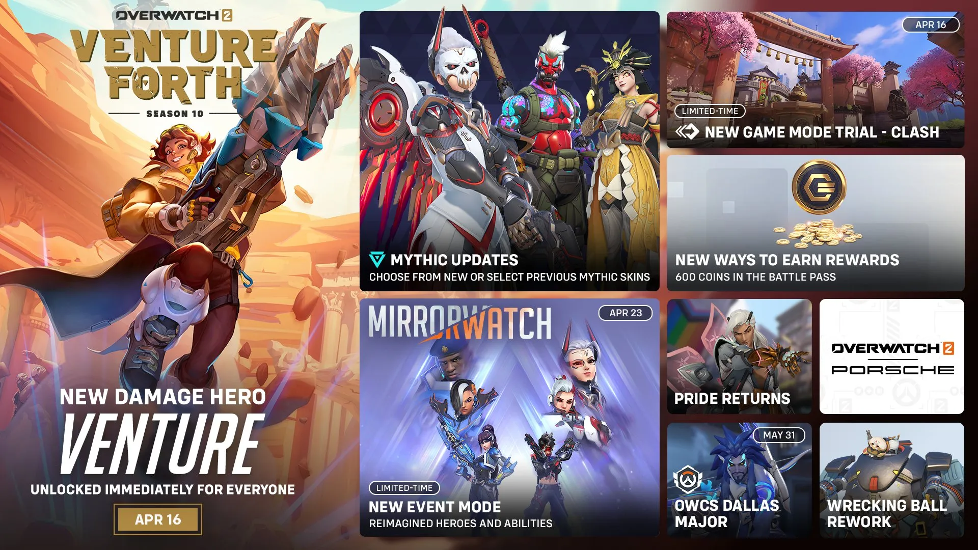 Overwatch 2 Season 10 Battle Pass Overwatch 2 Season 10 New Hanzo OWCS Skin: Release Date, Price, and More 