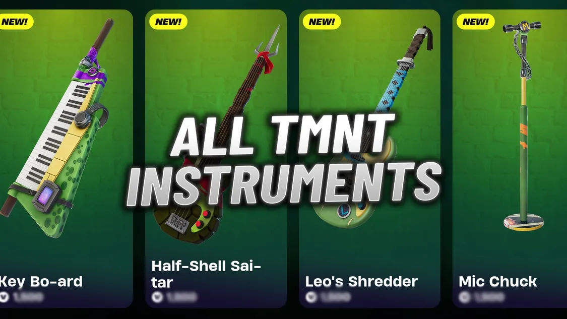 All Fortnite x TMNT Skins and How to Get Them?