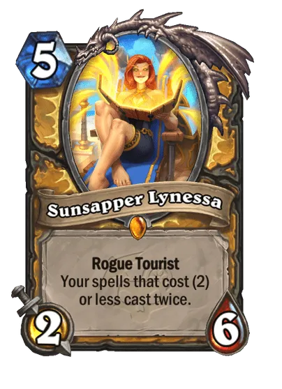 Sunsnapper Lynessa Hearthstone Perils in Paradise: All New Cards and Pre-Release Schedule