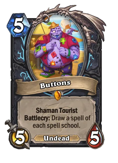 Buttons Hearthstone Perils in Paradise: All New Cards and Pre-Release Schedule
