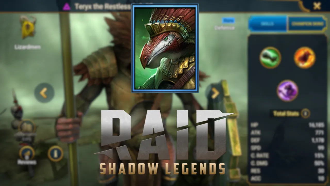 RAID Shadow Legends: New Champion - Teryx the Restless Skills & More