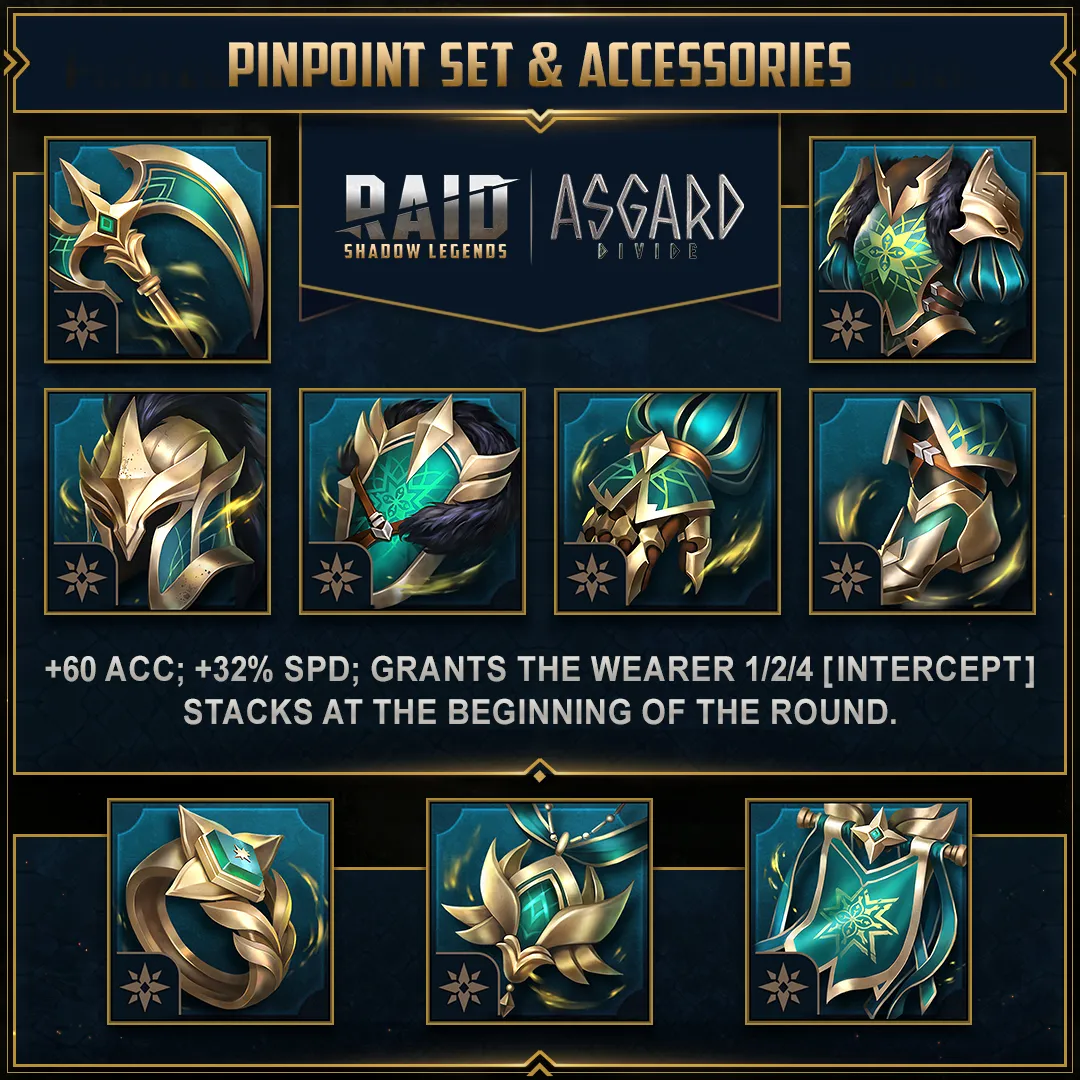 RAID Shadow Legends New Pinpoint Set Details