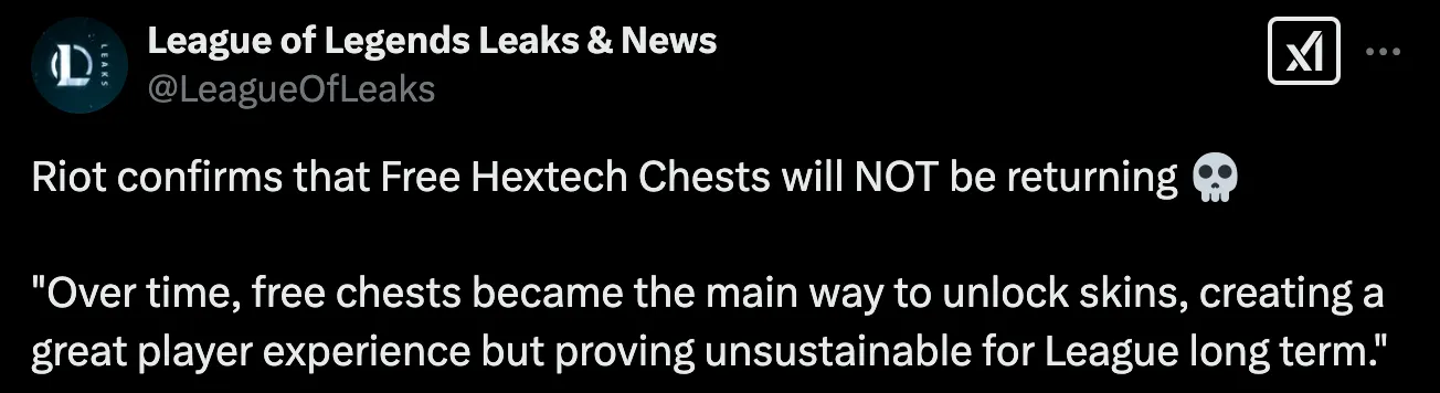 Hextech Chests