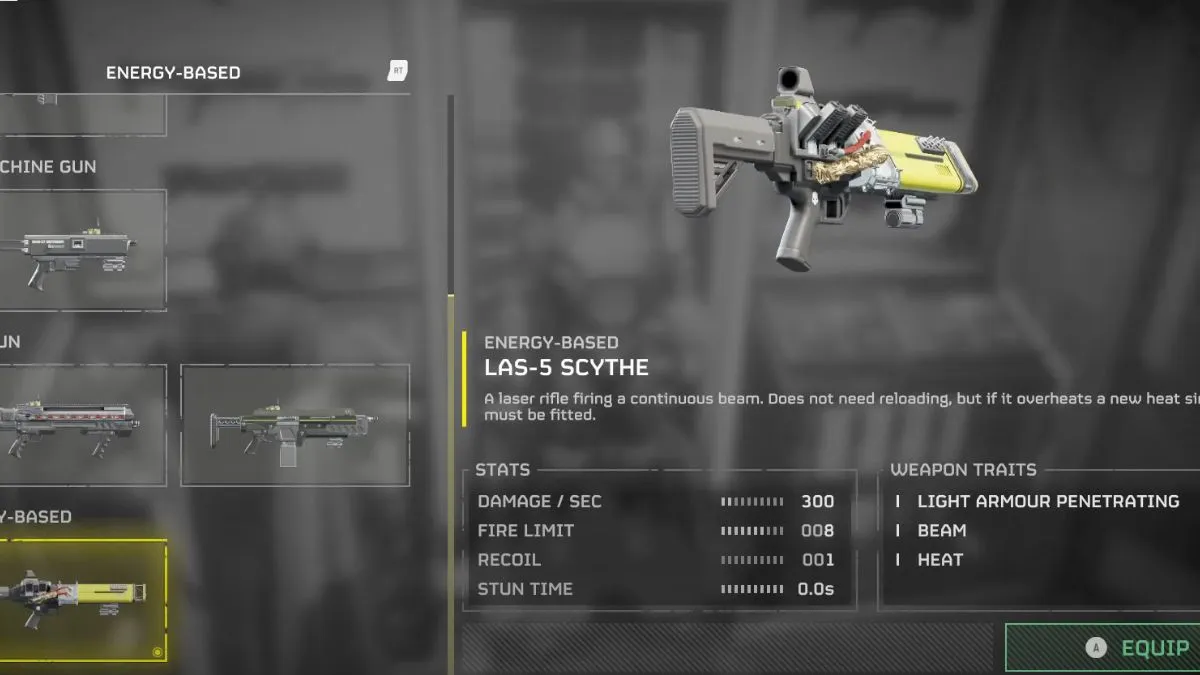 How to Get the LAS-5 Scythe