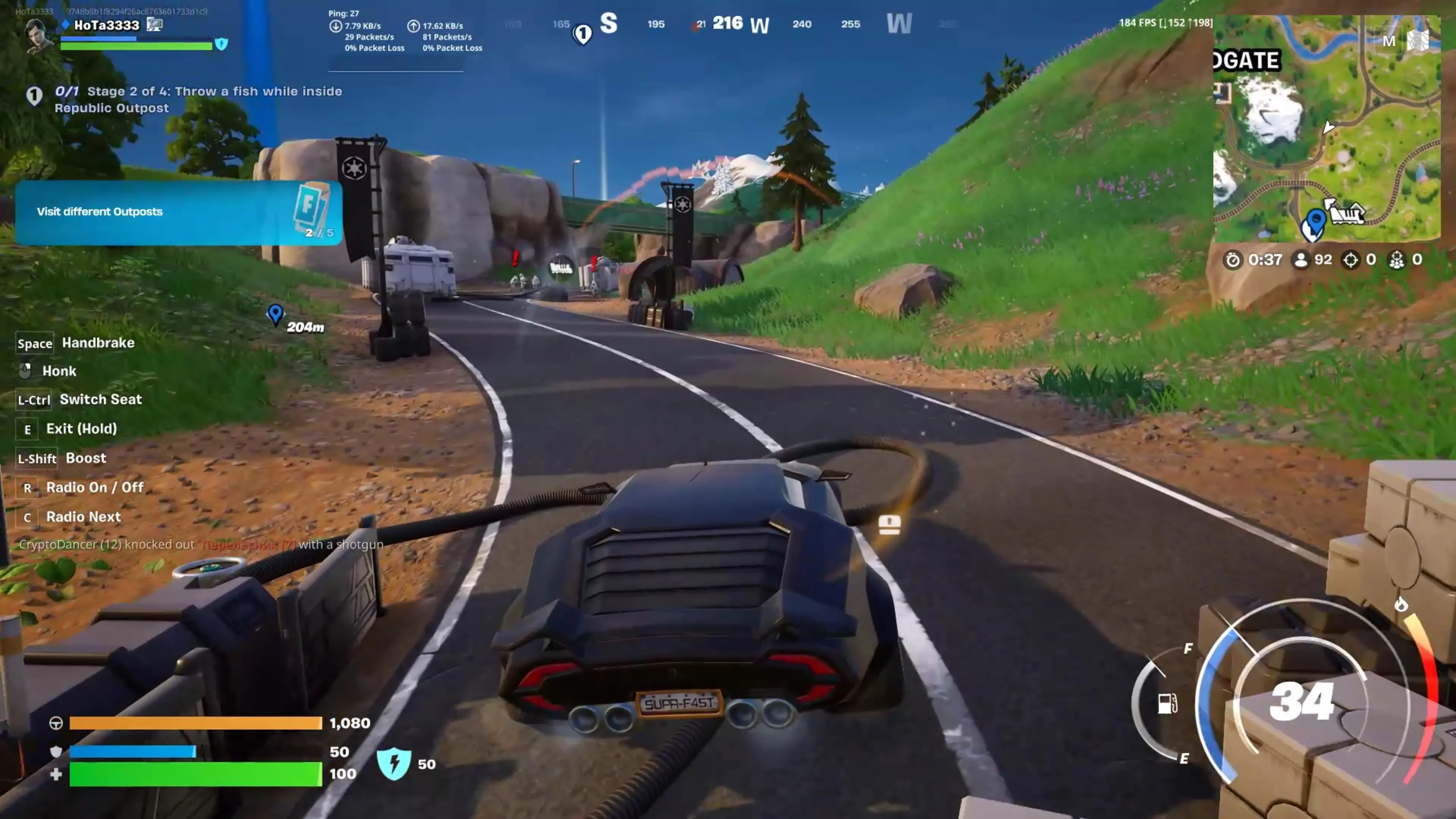 Visit different Outposts Visit different Outposts