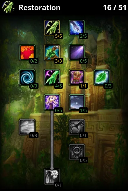 wow classic sod druid healer pre bis