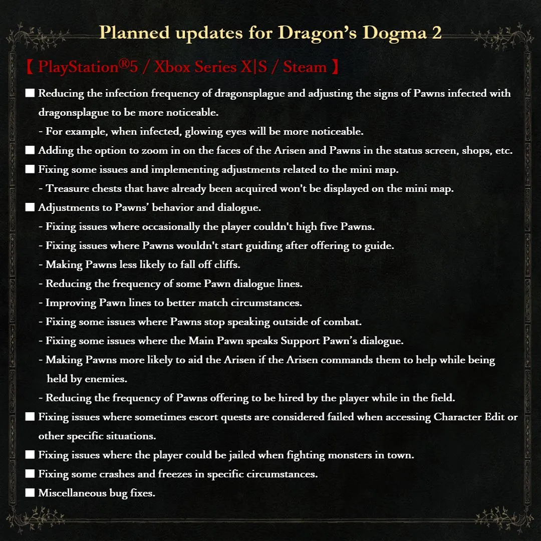 Dragon's Dogma 2 Planned Updates.jpeg