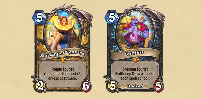 Hearthstone's New Expansion Revealed: Perils in Paradise New Keyyword Tourist