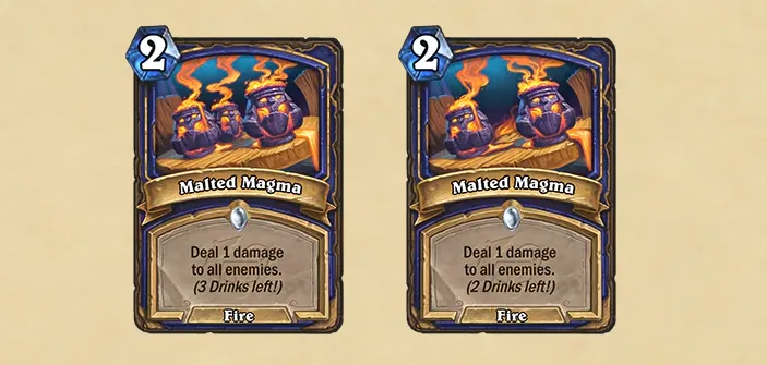 Hearthstone's New Expansion Revealed: Perils in Paradise Refreshing Drinks Malted Magma