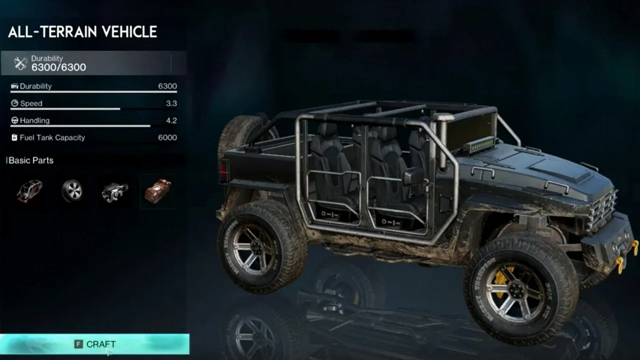 Once Human - How To Craft The All-Terrain Vehicle