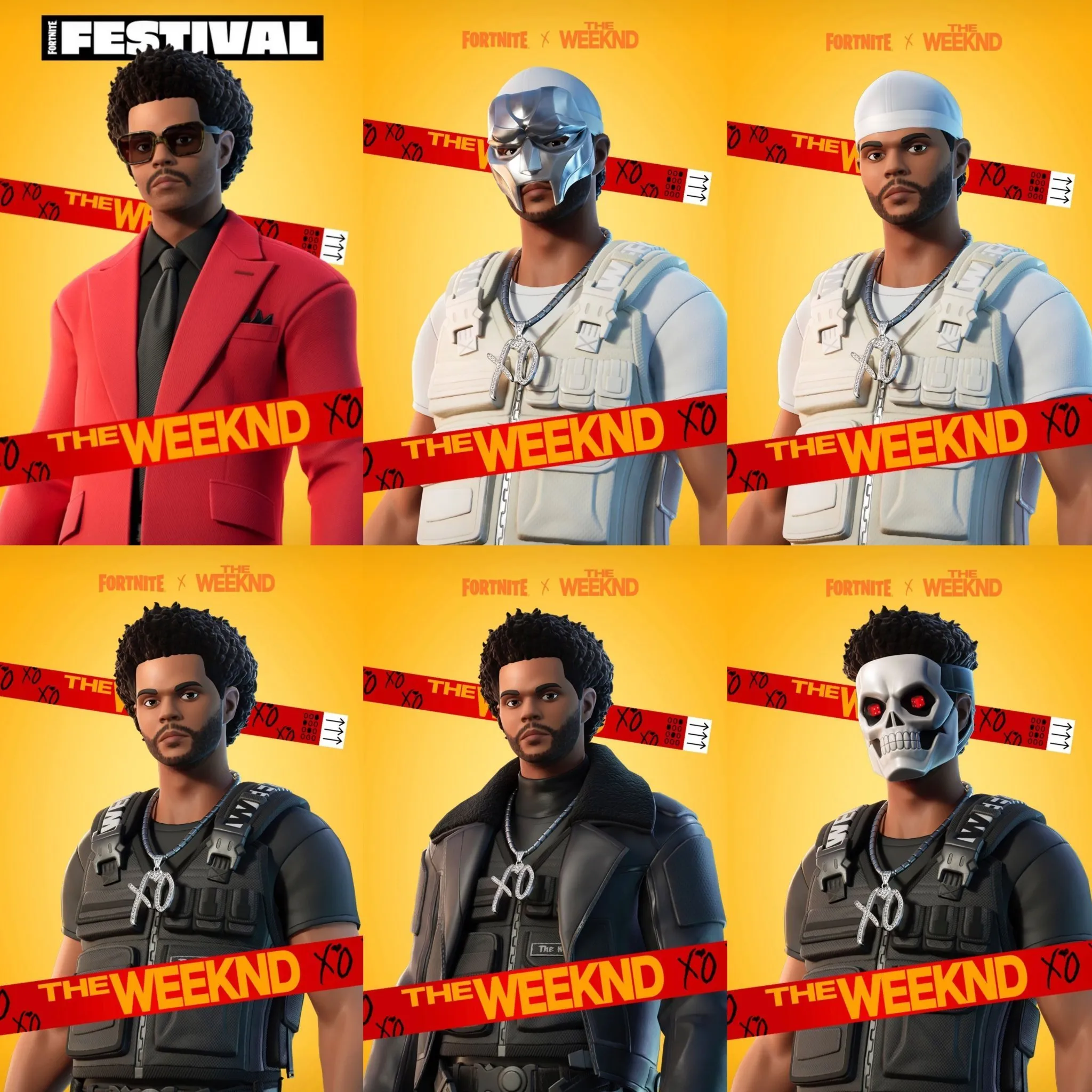 Fortnite X The Weeknd All Skins And Prices Fortnite X The Weeknd All Skins And Prices