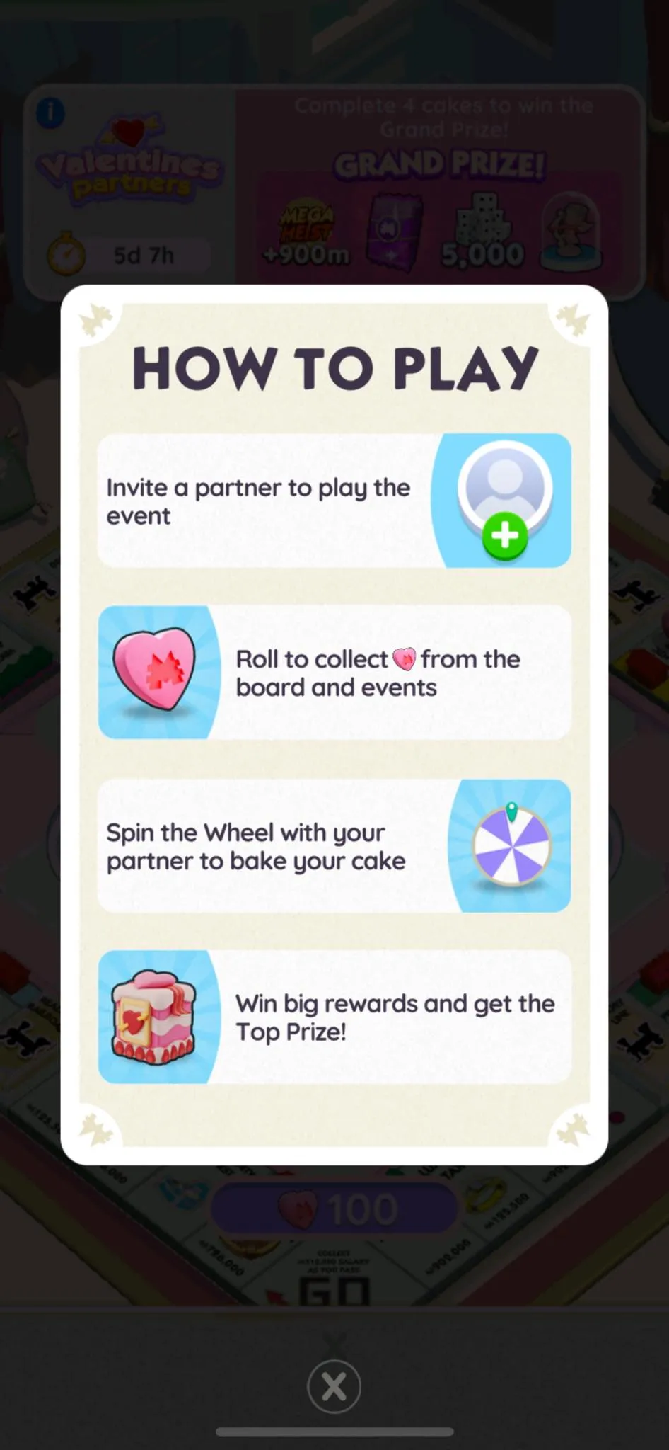 Monopoly GO Valentines Partners: Release Date, Milestones & Rewards