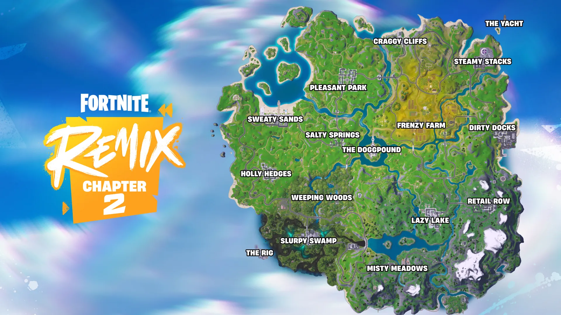 Fortnite Chapter 2 Remix Choppa Locations