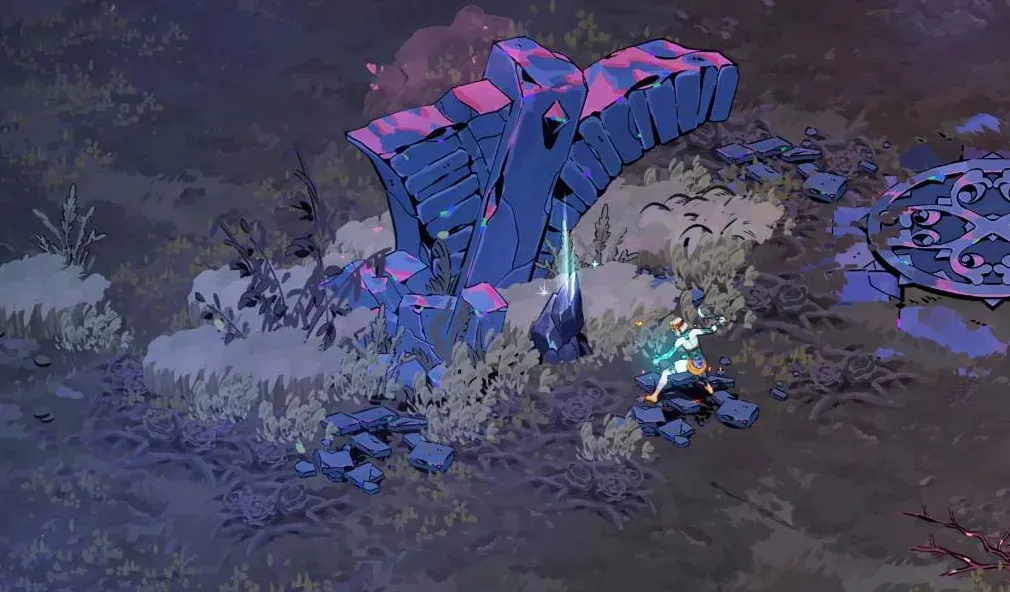 Finding Glassrock in the Mourning Fields in Hades 2