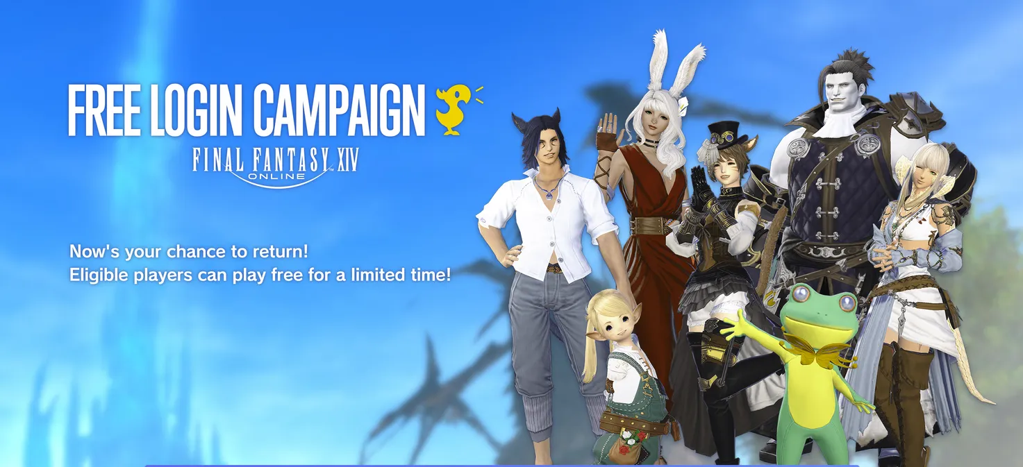 Final Fantasy 14 Free Login Campaign