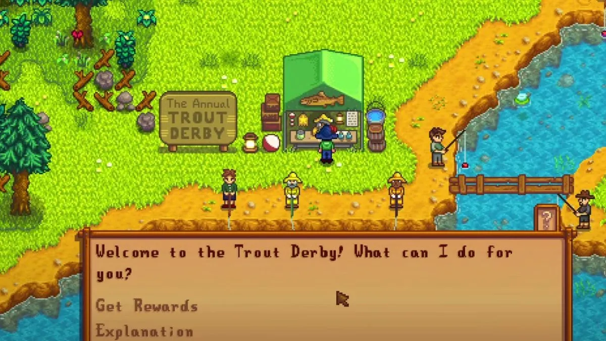 Stardew Valley: Trout Derby Festival