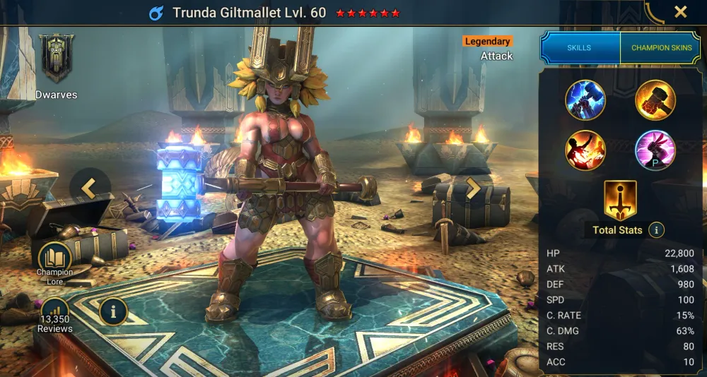 RAID Shadow Legends Upcoming Trunda Giltmallet Changes