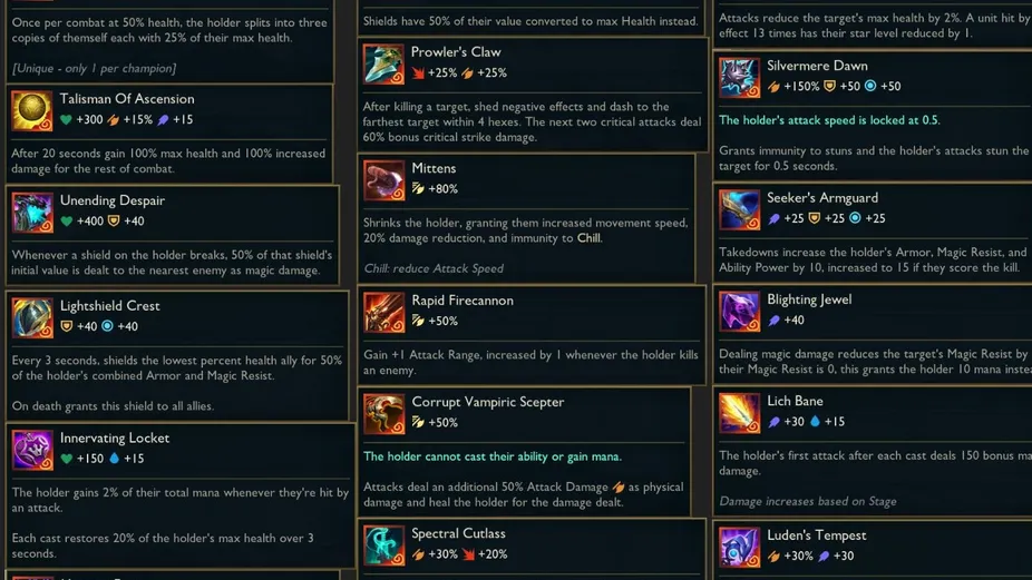 Riot's Designer Revealed 5 New Items & 20 New Artifacts That Will Be Introduced in the Next Patch