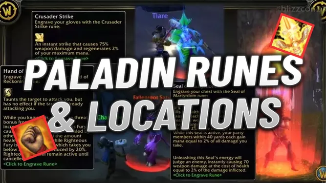 WoW SoD Guide: All Paladin Runes and Locations So Far